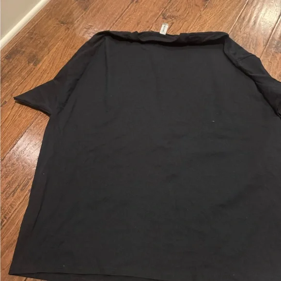 Corgi Christmas tree Navy Cotton T-Shirt - Picture 3 of 4